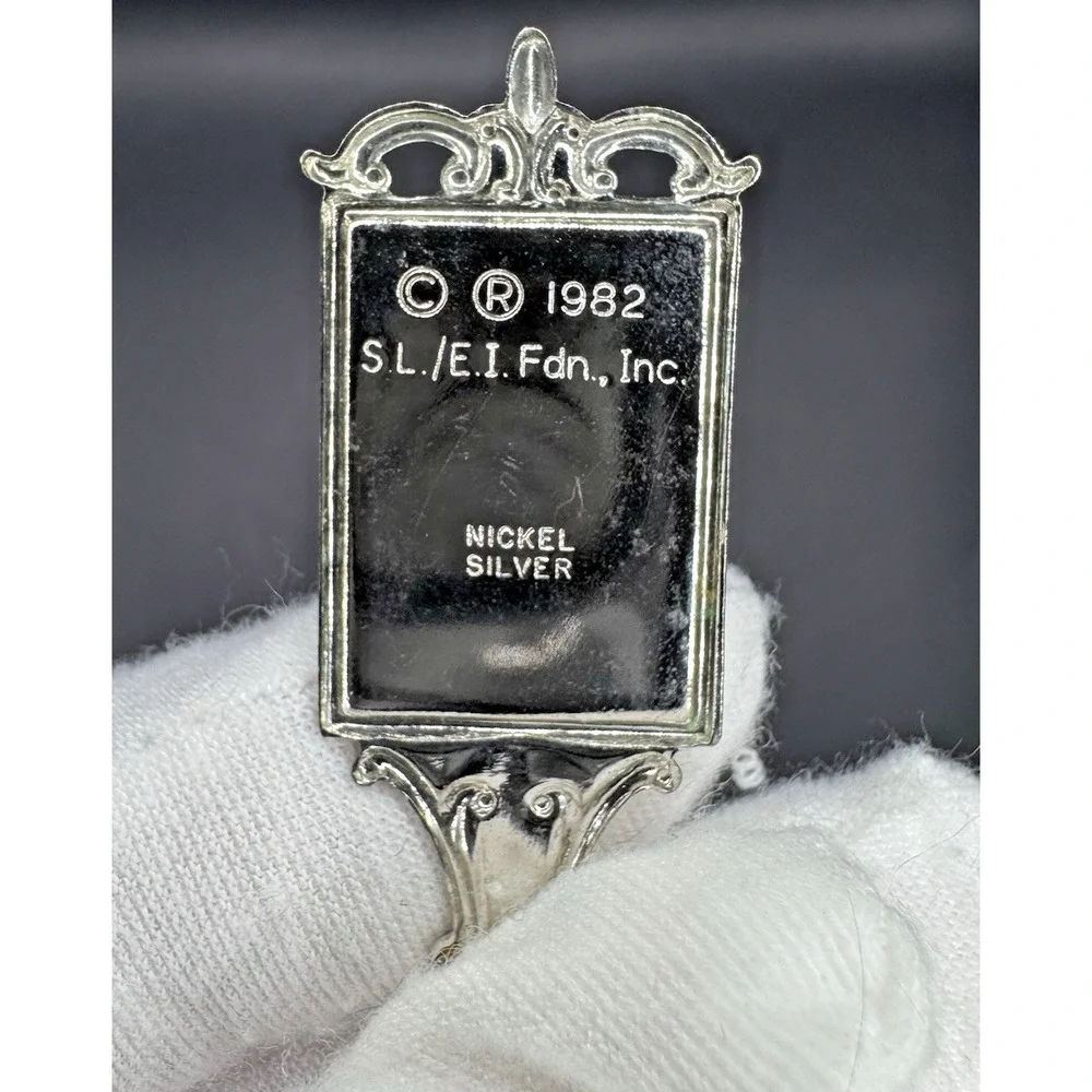 Centennial Celebration Liberty 1886-1986 Collector Mini Spoon Nickel Silver 1982